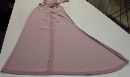 10 Платье вечернее "в пол", с втачным поясом по линии талии